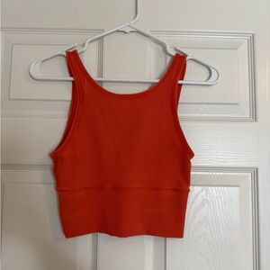 lululemon Orange crop Tank Top